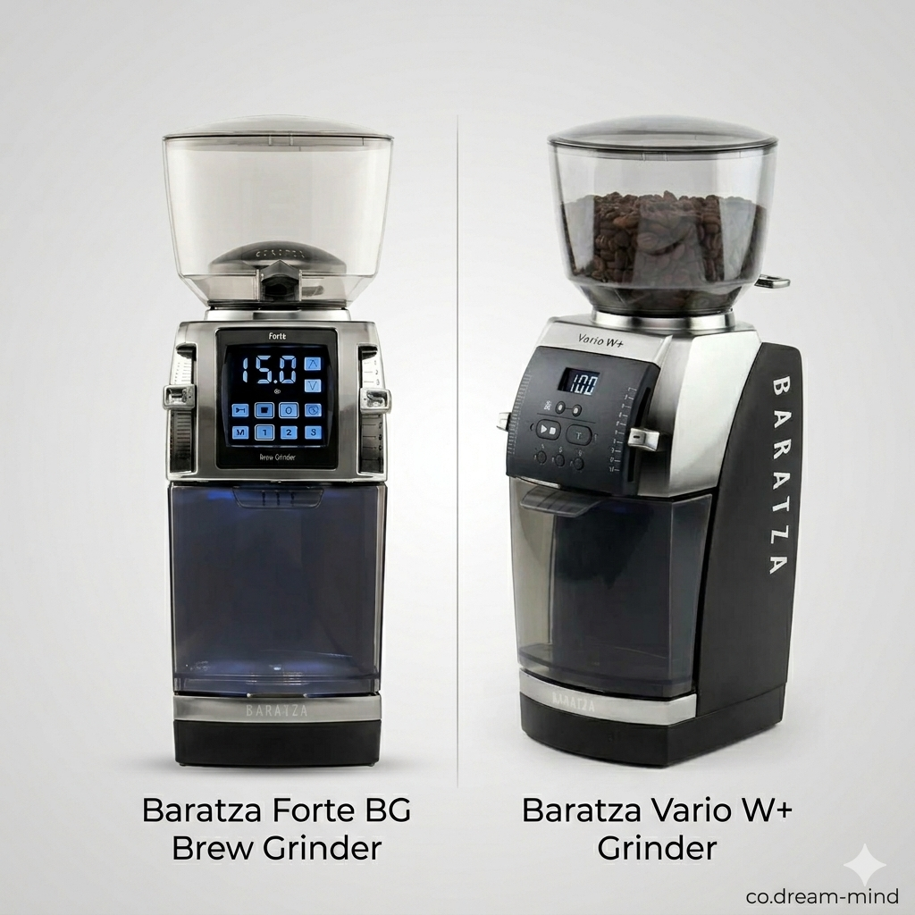 مطحنة فورتيه بي جي وطاحونة فاريو دبليو + من باراتزا للقهوة المختصة.