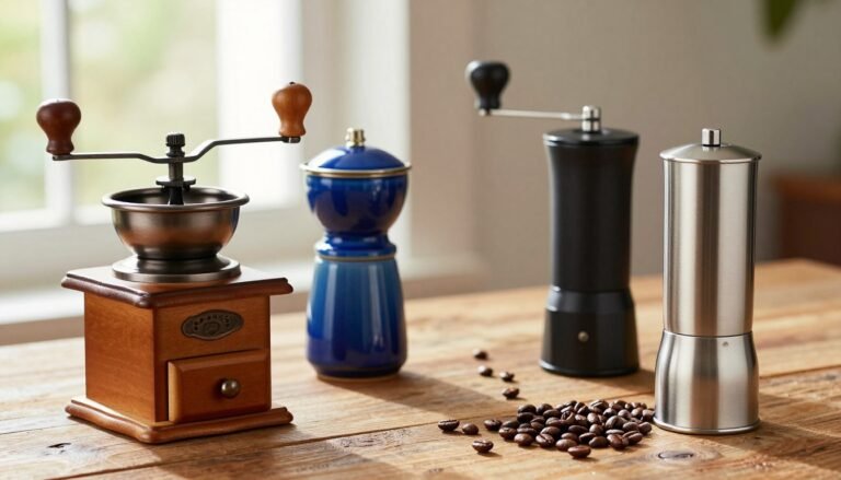 أفضل مطاحن القهوة اليدوية للقهوة المختصة بما في ذلك كوماندانتي و1Zpresso لعام 2026